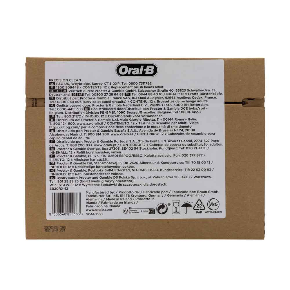 Braun Oral-B Aufsteckbürsten Pro Precision Clean 12er FFU Braun Oral-B Aufsteckbürsten Pro Precision Clean 12er FFU